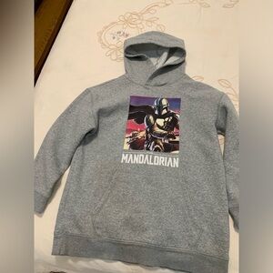 Hoodie The Mandalorian Grey Hoodie Mens Size XL